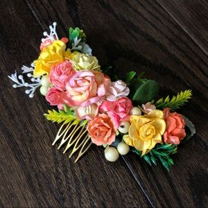 Custom Wedding Flower Crown